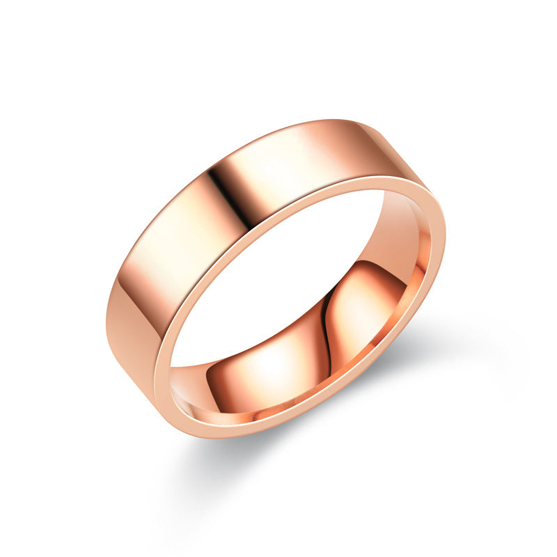 Herren Ring mit hochglänzender, minimalistischer Edelstahloberfläche Shop Nory