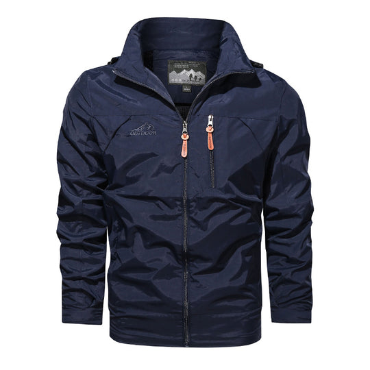 Herren Leichter Softshell-Windblouson mit Brust-Zipper und hochschließendem Kragen Shop Nory
