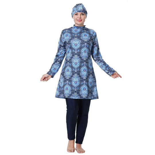 3Xl 8Xl Gedruckte Halal Arabische Frauen BadShopnoryekleidung Badeanzug Burkinis