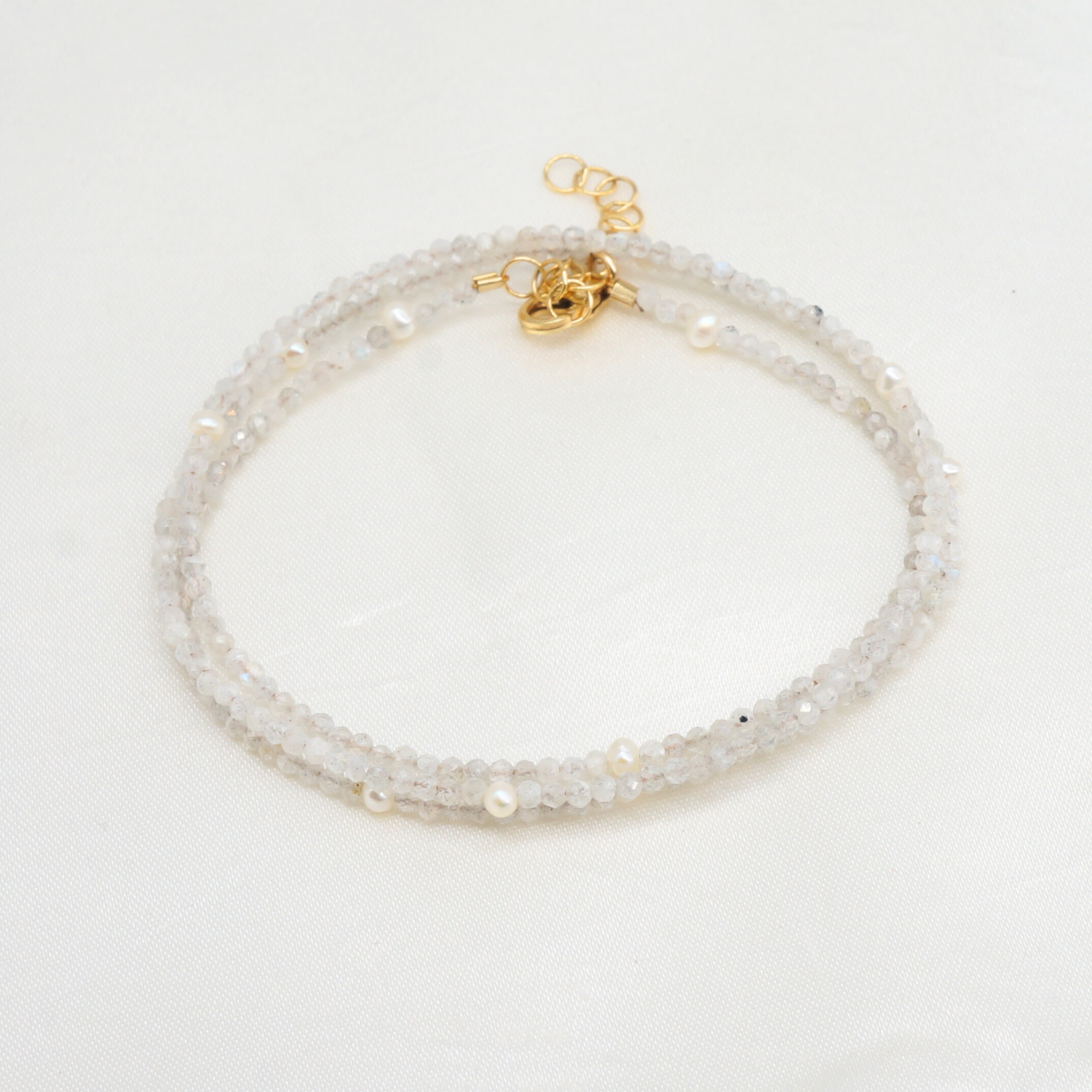 Blauer Lace Agate Prevail Wickelarmband | Shop Nory