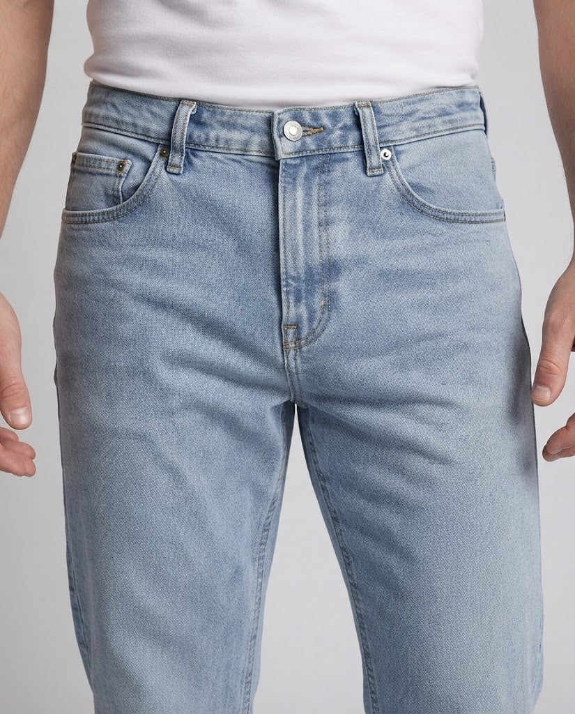Herren Weite Straight‑Leg Jeans im Baggy‑Look aus robustem Denim Shop Nory