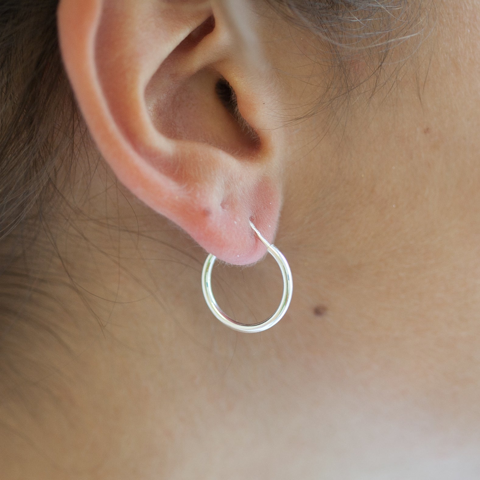 20mm Creolen aus Silber | Shop Nory