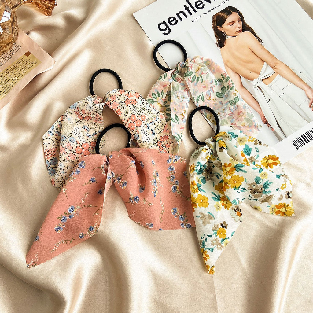 Damen Haarband mit floralem Design und elastischem Gummizug Shop Nory