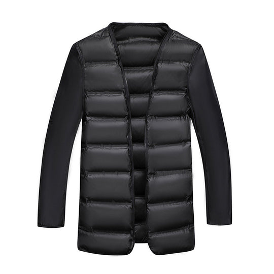 Herren Wollmantel mit gesteppter Thermofütterung und Kunstpelzkragen Shop Nory