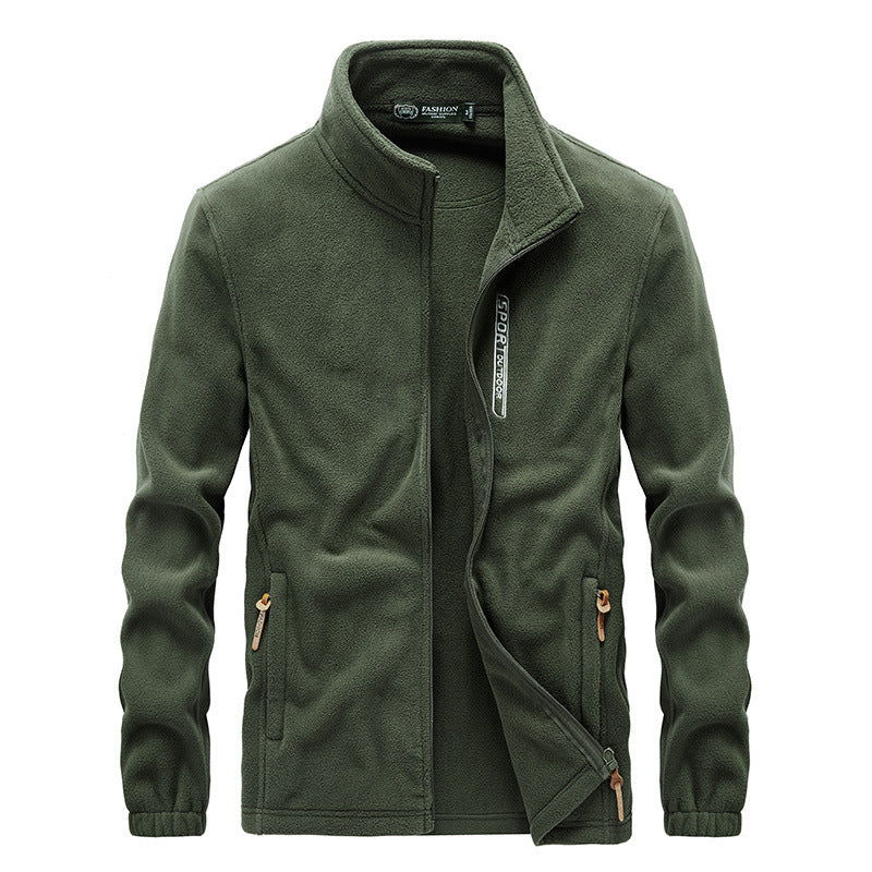 Herren thermoregulierende Fleece‑Blousonjacke mit Sherpa‑Innenfutter und Stehkragen Shop Nory