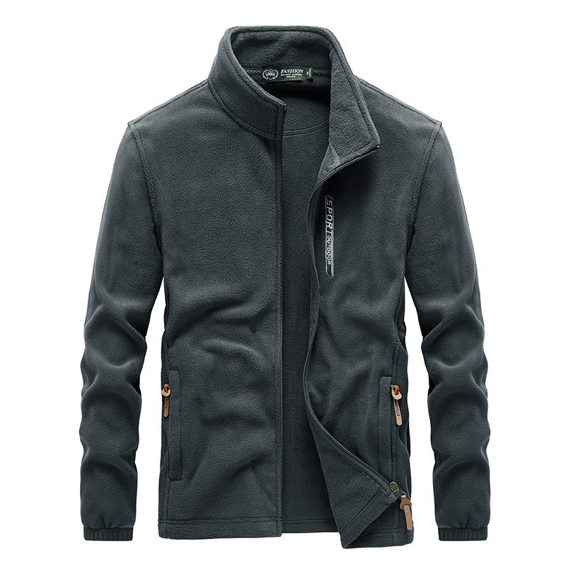 Herren thermoregulierende Fleece‑Blousonjacke mit Sherpa‑Innenfutter und Stehkragen Shop Nory