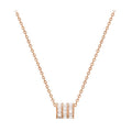 Damen elegante Halskette mit funkelndem Zirkonia-Anhänger Shop Nory