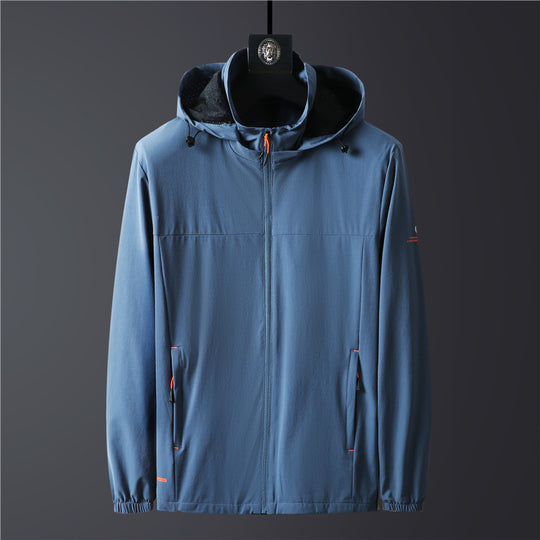 Herren Leichte Softshelljacke mit Kapuze, windabweisend und atmungsaktiv Shop Nory