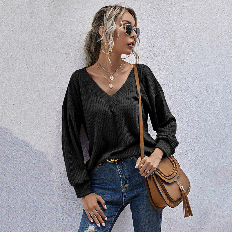Damen Lässiges Oversized Langarmoberteil Shop Nory