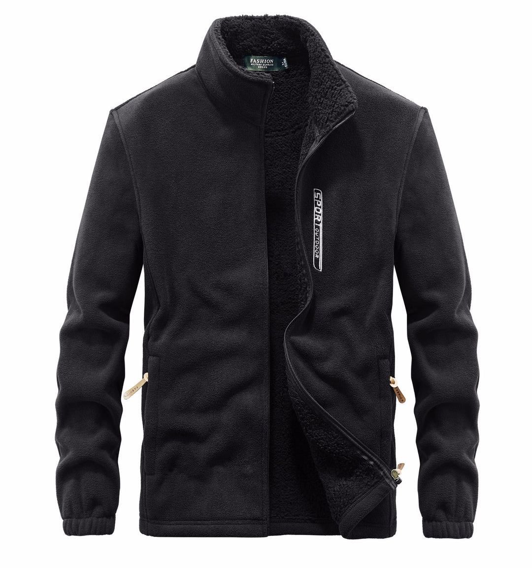 Herren thermoregulierende Fleece‑Blousonjacke mit Sherpa‑Innenfutter und Stehkragen Shop Nory