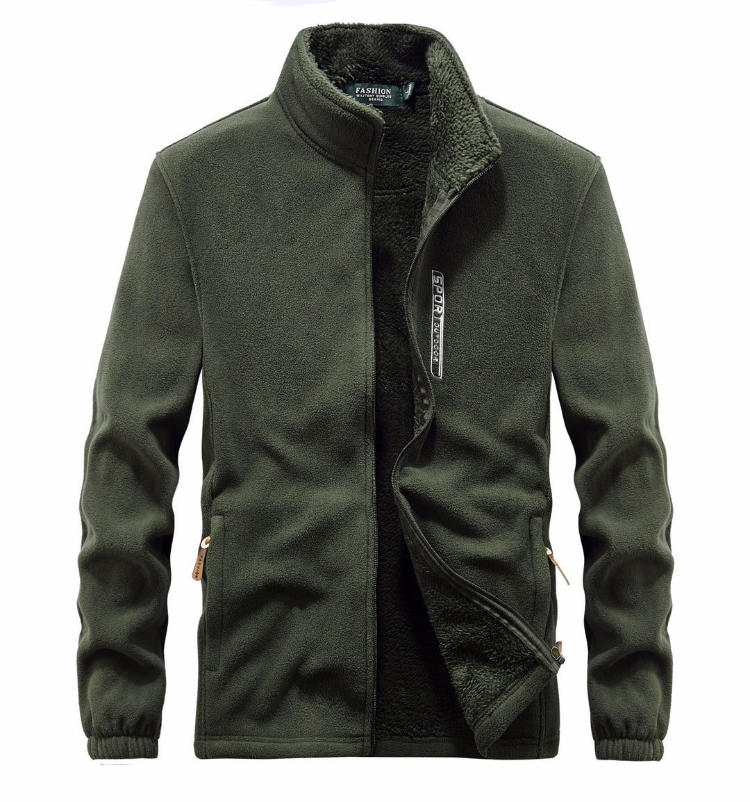 Herren thermoregulierende Fleece‑Blousonjacke mit Sherpa‑Innenfutter und Stehkragen Shop Nory