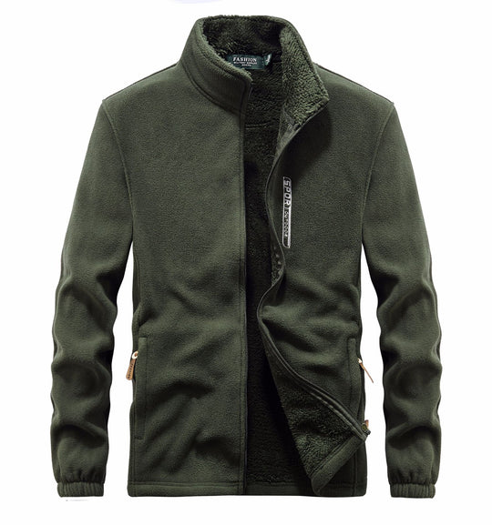 Herren thermoregulierende Fleece‑Blousonjacke mit Sherpa‑Innenfutter und Stehkragen Shop Nory