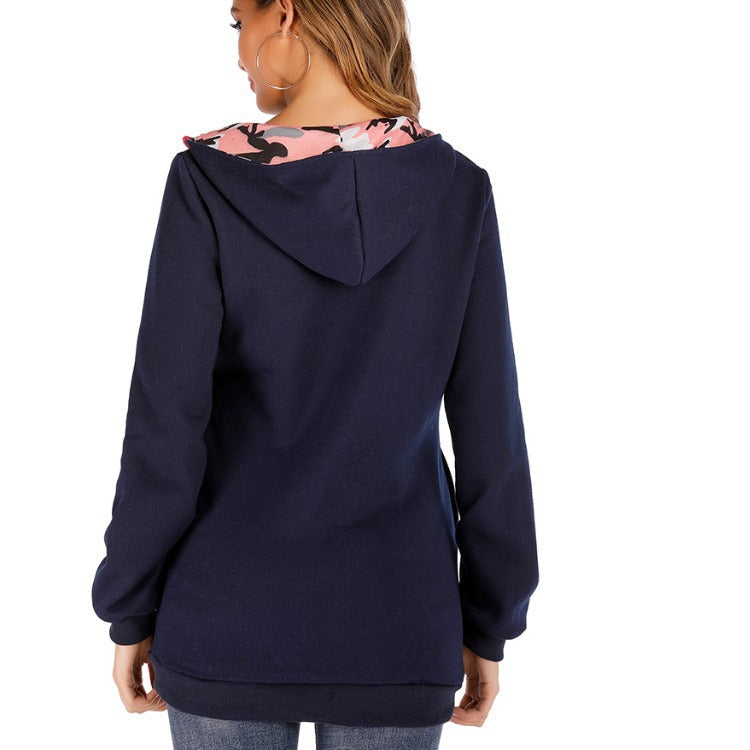 Damen Umstandsjacke mit praktischem Reißverschluss und modernem Design Shopnory