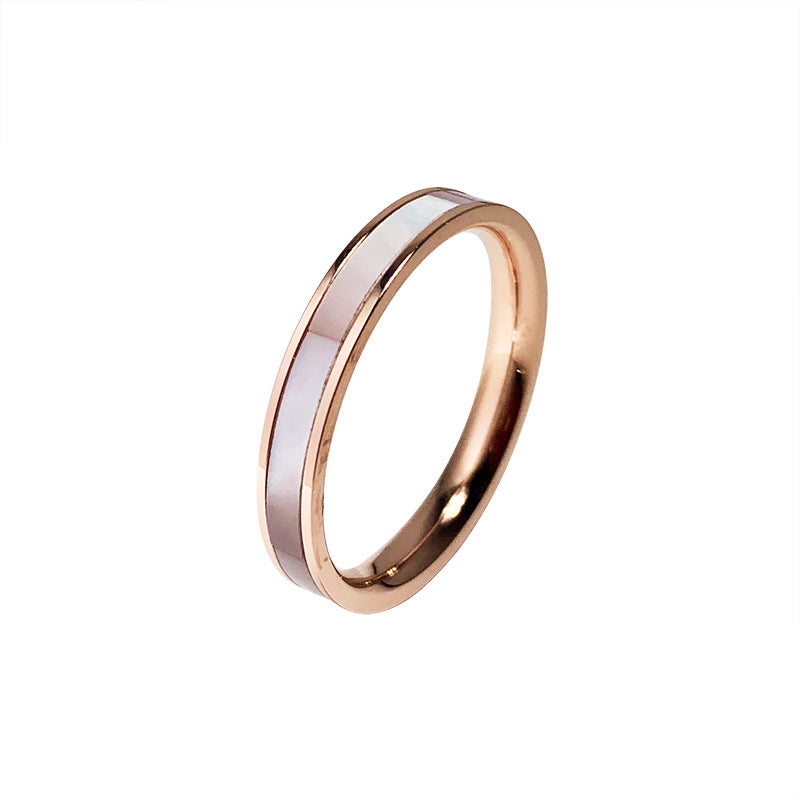 Damen eleganter und minimalistischer Ring aus hochwertigem Edelstahl Shop Nory