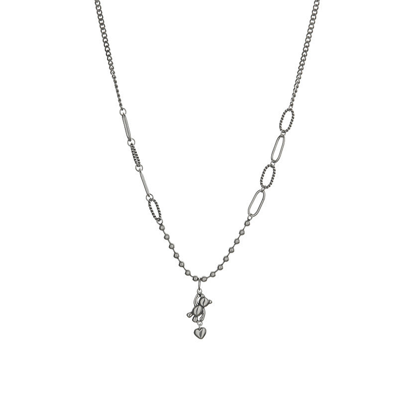 Damen Halskette mit kreativem Anhänger und filigranem Kettendesign Shop Nory