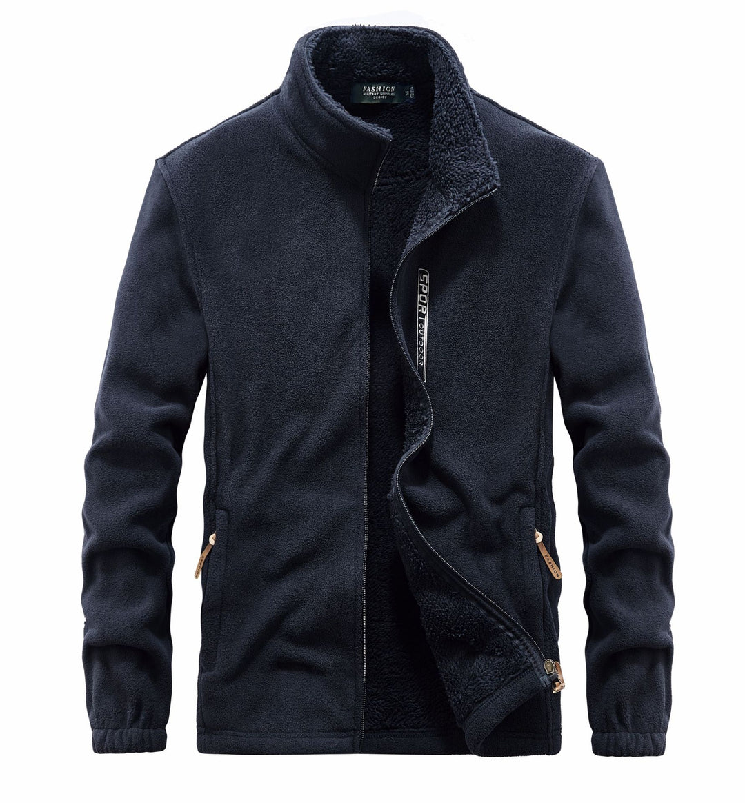 Herren thermoregulierende Fleece‑Blousonjacke mit Sherpa‑Innenfutter und Stehkragen Shop Nory