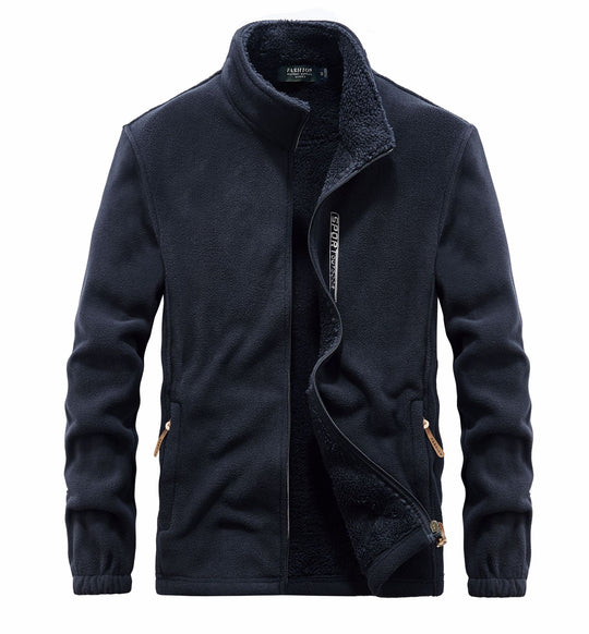 Herren thermoregulierende Fleece‑Blousonjacke mit Sherpa‑Innenfutter und Stehkragen Shop Nory
