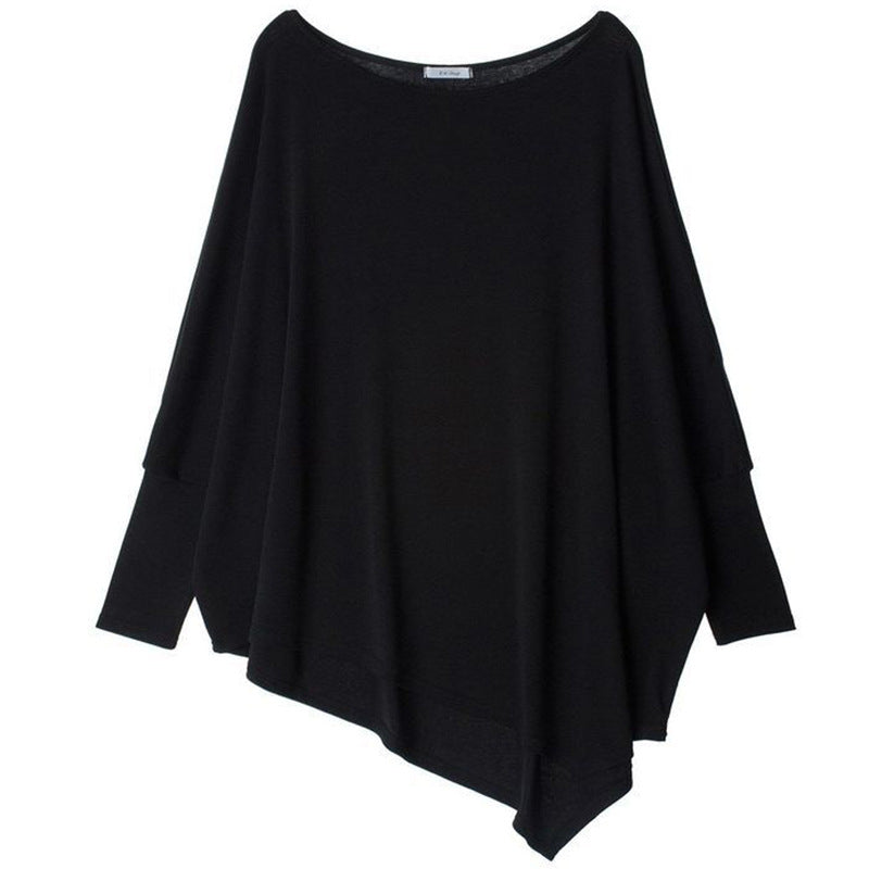 Damen Oversize-Tunika mit asymmetrischem Saum und langen Ärmeln Shop Nory
