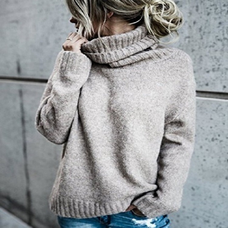 Damen Oversize-Kuschel-Rollkragenpullover aus Feinstrick Shop Nory