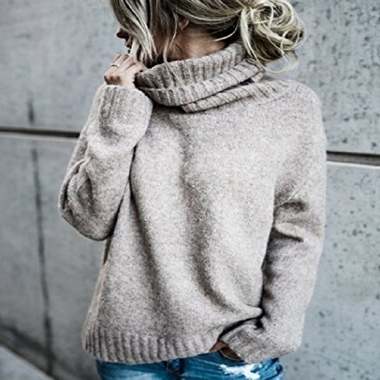 Damen Oversize-Kuschel-Rollkragenpullover aus Feinstrick Shop Nory