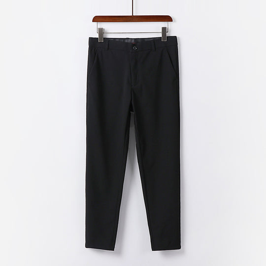 Herren Schmale Chino-Hose aus Stretch-Baumwollmix mit schmalem Bein und Bundfalten Shop Nory