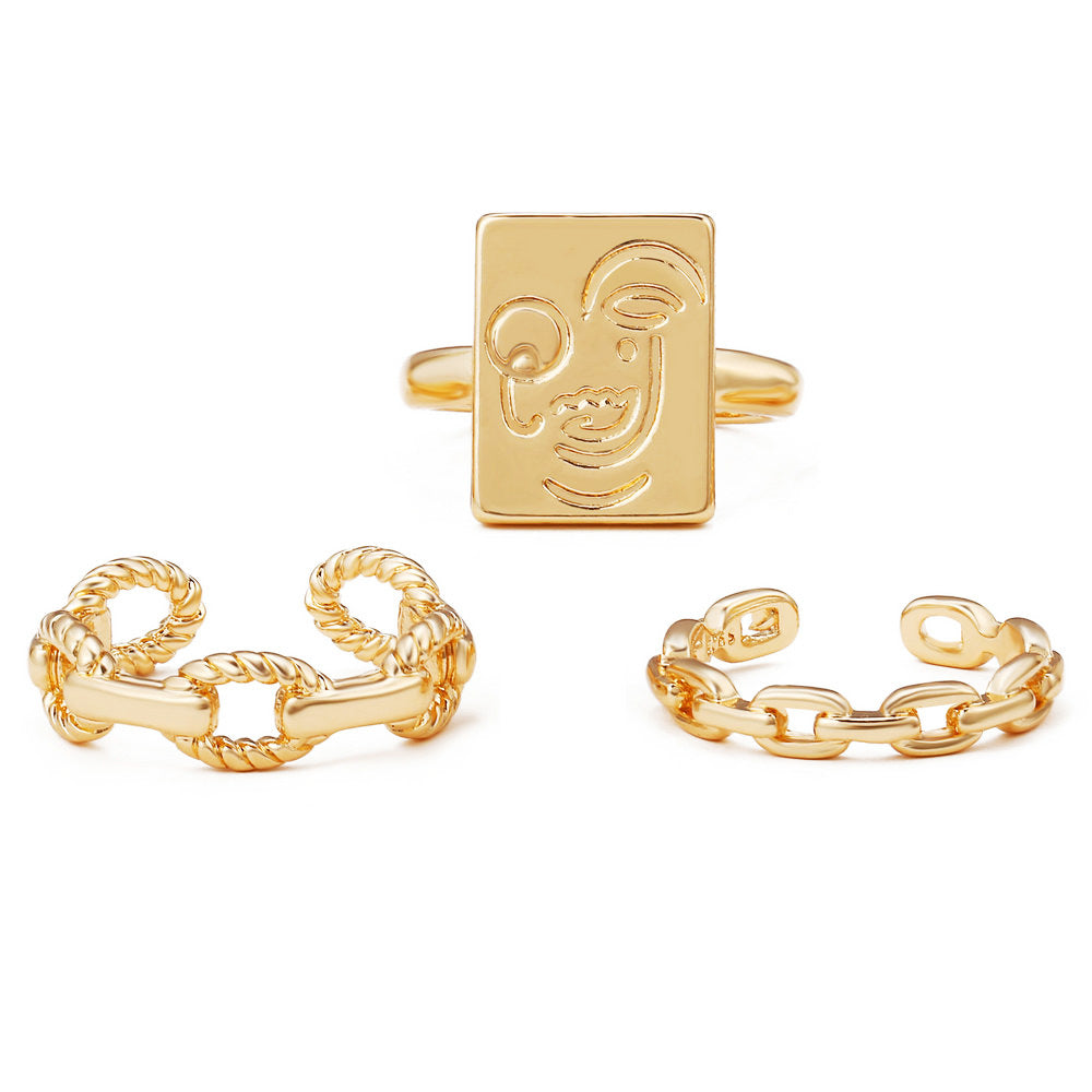 Damen Ringset mit eleganten und modernen Designs Shop Nory