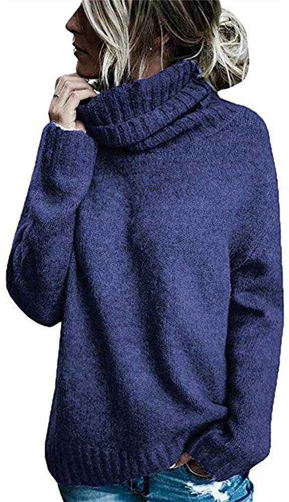 Damen Oversize-Kuschel-Rollkragenpullover aus Feinstrick Shop Nory