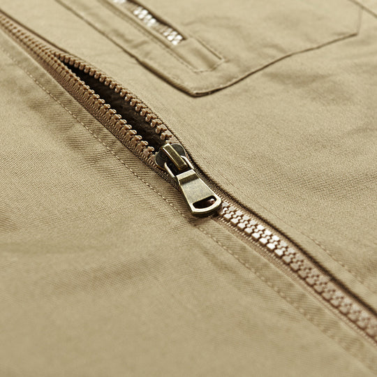 Herren Ärmellose leichte Canvas-Utility-Weste mit atmungsaktivem Mesh-Futter, windabweisender Front und mehreren Reißverschlusstaschen Shop Nory