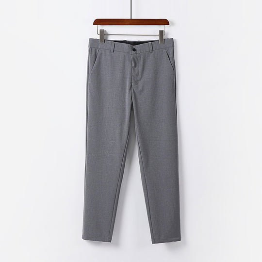 Herren Schmale Chino-Hose aus Stretch-Baumwollmix mit schmalem Bein und Bundfalten Shop Nory