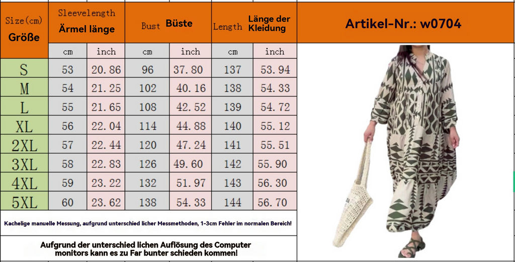 Bedrucktes Hemdkleid