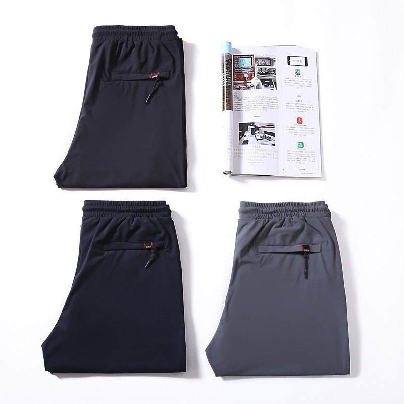 Herren Leichte Freizeit-Jogginghose mit elastischem Bund, Kordelzug und schmaler Beinlinie Shop Nory