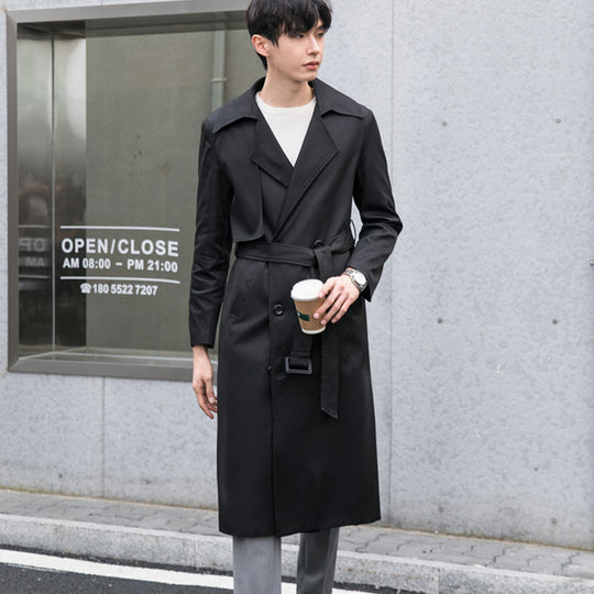 Herren Leichter Trenchcoat mit Doppelreiher, tailliertem Schnitt und windabweisender Oberfläche Shop Nory