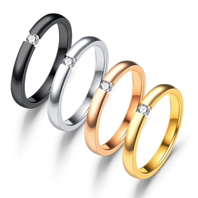 Damen Ring mit funkelndem Zirkonia und elegantem, geschwungenem Design Shop Nory