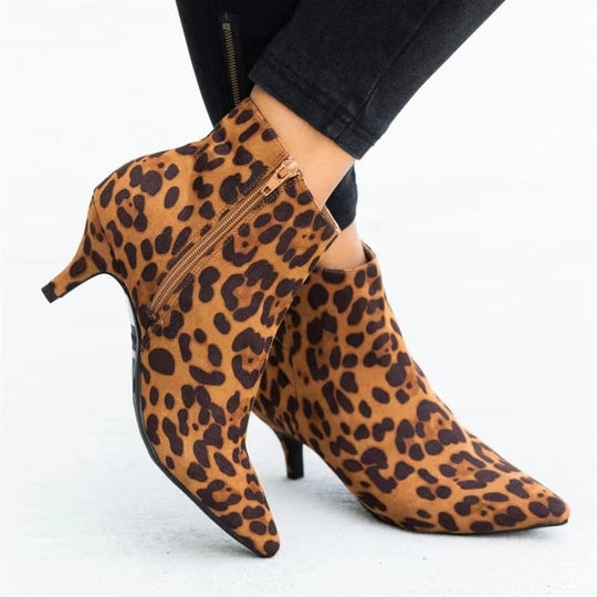 Damen Stiefeletten mit elegantem Pfennigabsatz und moderner Ankle-Optik