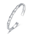 Damen Offenes Armband mit kunstvollem Blattdesign Shop Nory