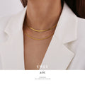 Damen Halskette im eleganten Doppel-Layer Design Shop Nory
