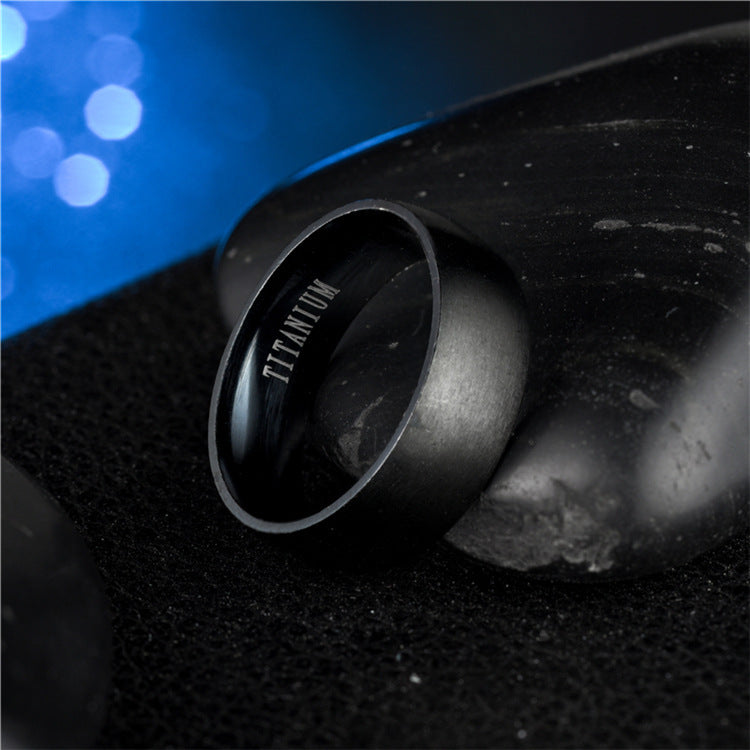 Herren Titanring mit modernem, eleganten Design Shop Nory