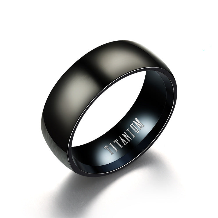 Herren Titanring mit modernem, eleganten Design Shop Nory