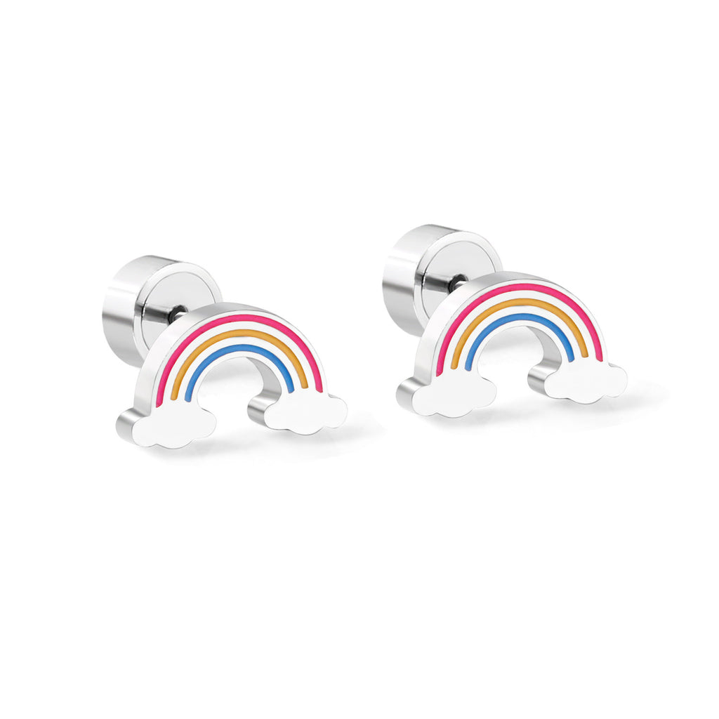 Damen Ohrstecker mit cloud-Design und stylishen Akzenten Shop Nory