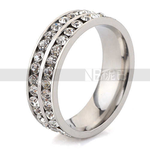 Damen Ring mit facettiertem, edlen Zirkonia-Besatz Shop Nory