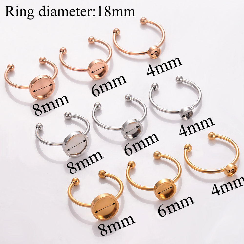 Damen Offene Ringe mit individuell einstellbarem Durchmesser Shop Nory