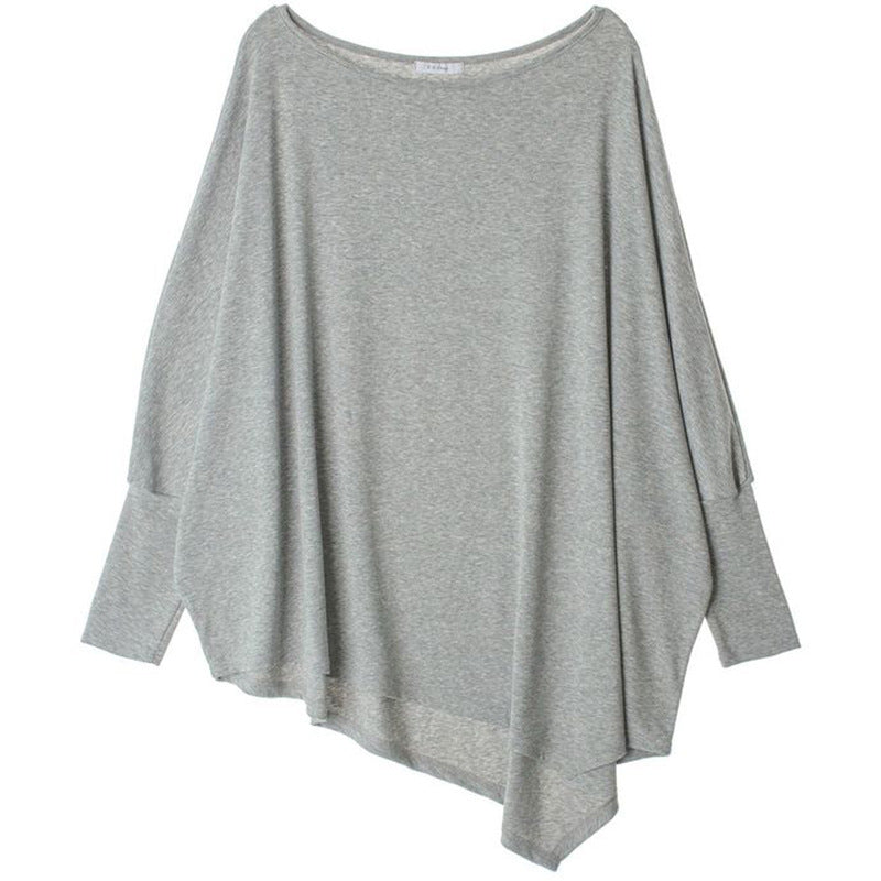 Damen Oversize-Tunika mit asymmetrischem Saum und langen Ärmeln Shop Nory