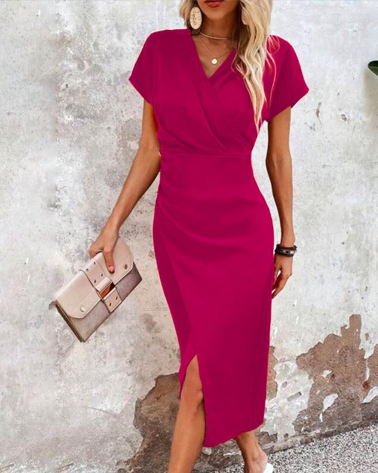 Elegantes Festkleid mit Frühlingsschlitz
