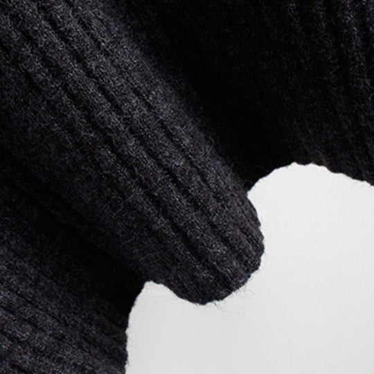 Damen Oversize Kapuzenpullover aus geripptem Strick mit Tunika‑Schnitt Shop Nory