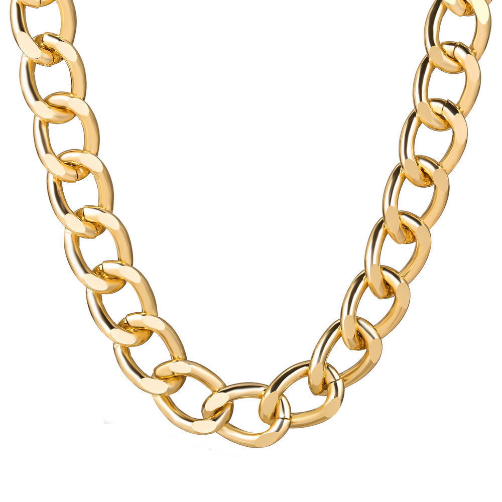 Damen Halskette mit modischem Ketten-Design und elegantem Anhänger Shop Nory