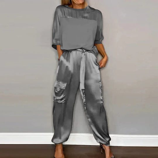 ShopNory | Satin Zweiteiler