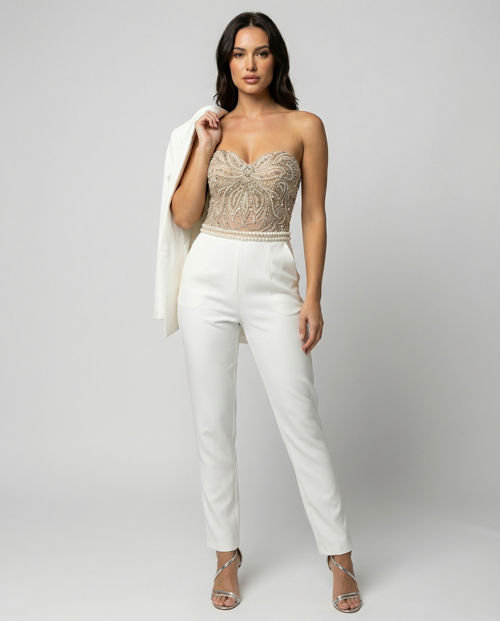 ShopNory | Trägerloser Eleganter Damen Jumpsuit
