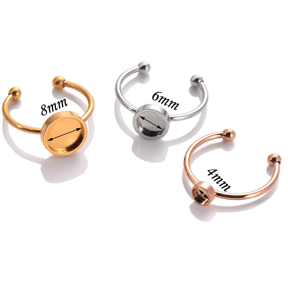 Damen Offene Ringe mit individuell einstellbarem Durchmesser Shop Nory