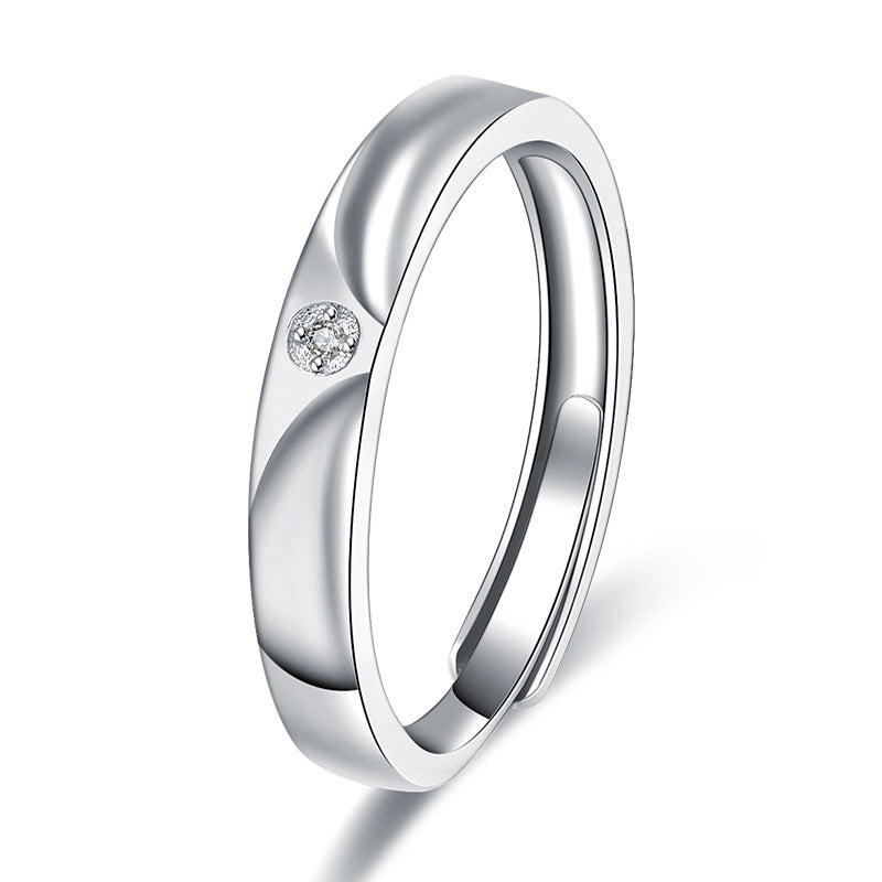 Damenring mit elegantem Design und funkelndem Zirkonia-Besatz Shop Nory