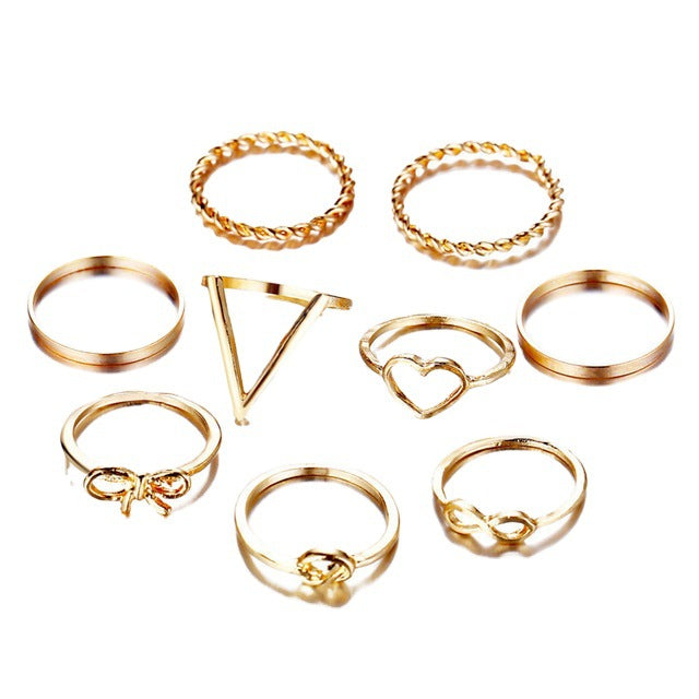 Damen Ring-Set mit filigranen und kunstvollen Gestaltungselementen Shop Nory